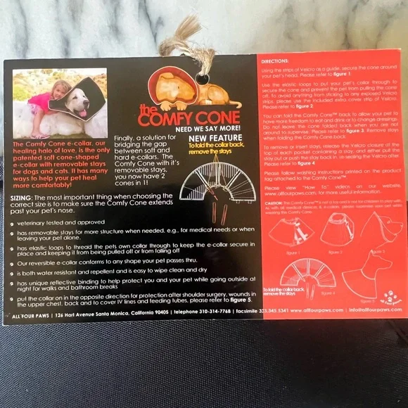 NWT, The Comfy Cone, Pet Soft Cone Collar - Picture 6 of 9